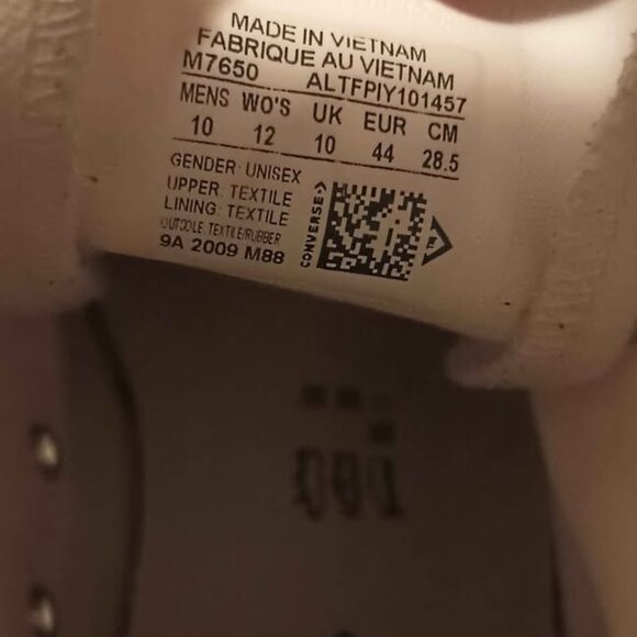 Converse All Star Chuck Taylor High Tops Size 10.US Great Condition - Picture 9 of 9